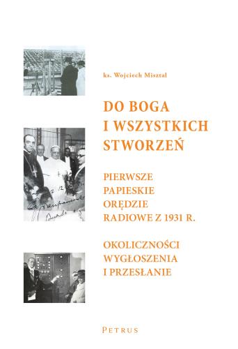 Do Boga i wszystkich stworzeń • okładka