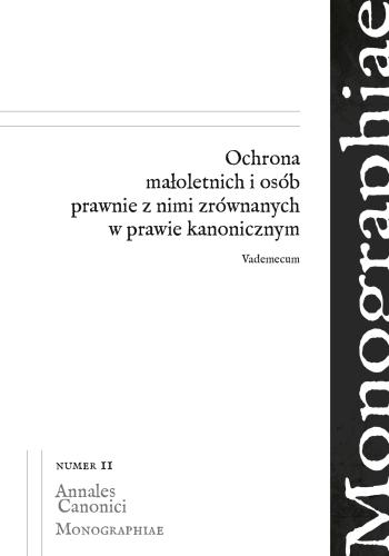 Ochrona małoletnich • okładka