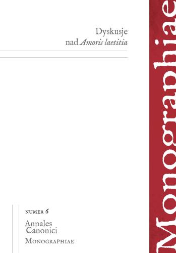 Dyskusje nad Amoris laetitia • okładka