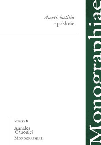 Amoris laetitia - pokłosie • okładka
